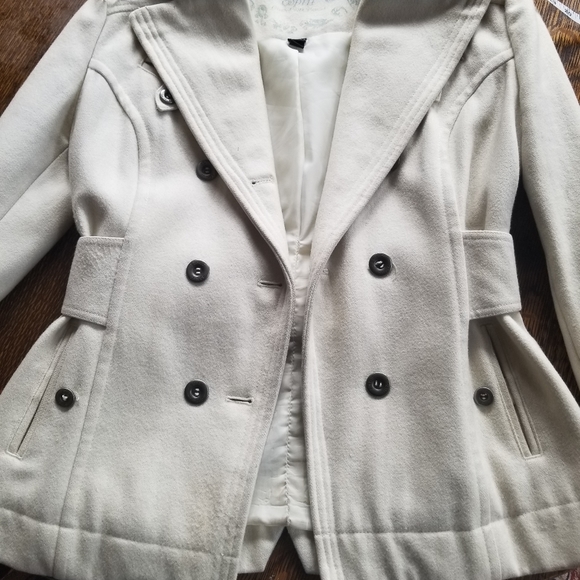 Warm White Esprit Wool Jacket - Picture 4 of 12